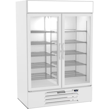 Beverage-Air Merchandiser, Freezer, 46.2 MMF49HC-1-W